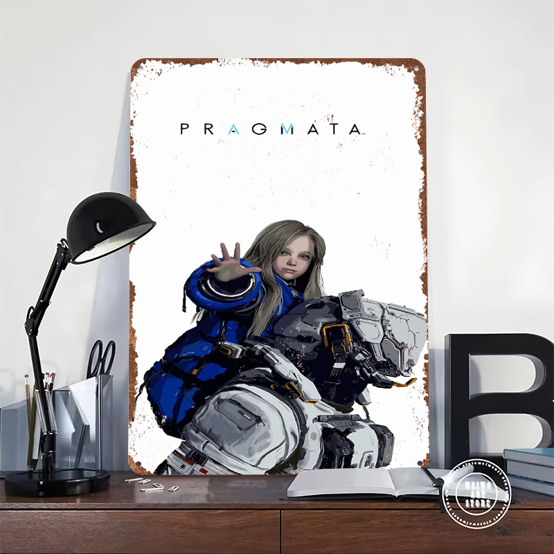 Pragmata Game Character Metal  - Desk Setup Poster review and price