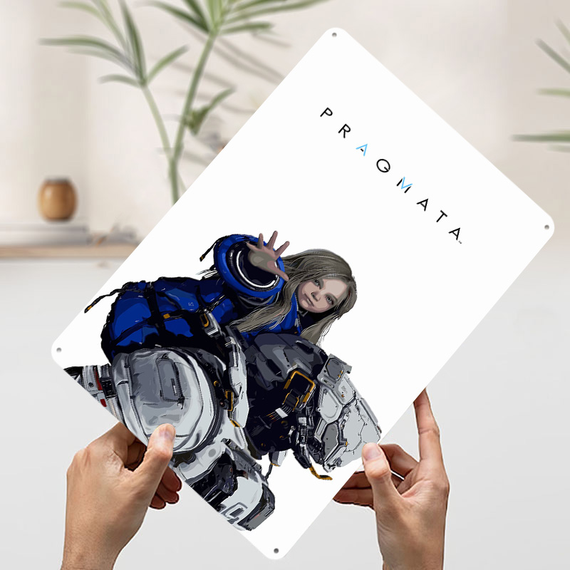 Pragmata Game Character Metal  - Desk Setup Poster review and price