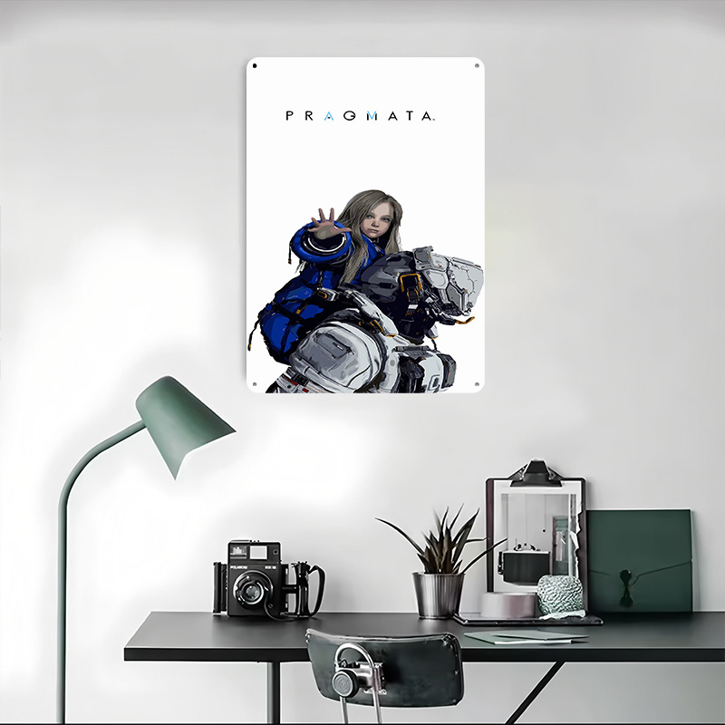 Pragmata Game Character Metal  - Desk Setup Poster review and price