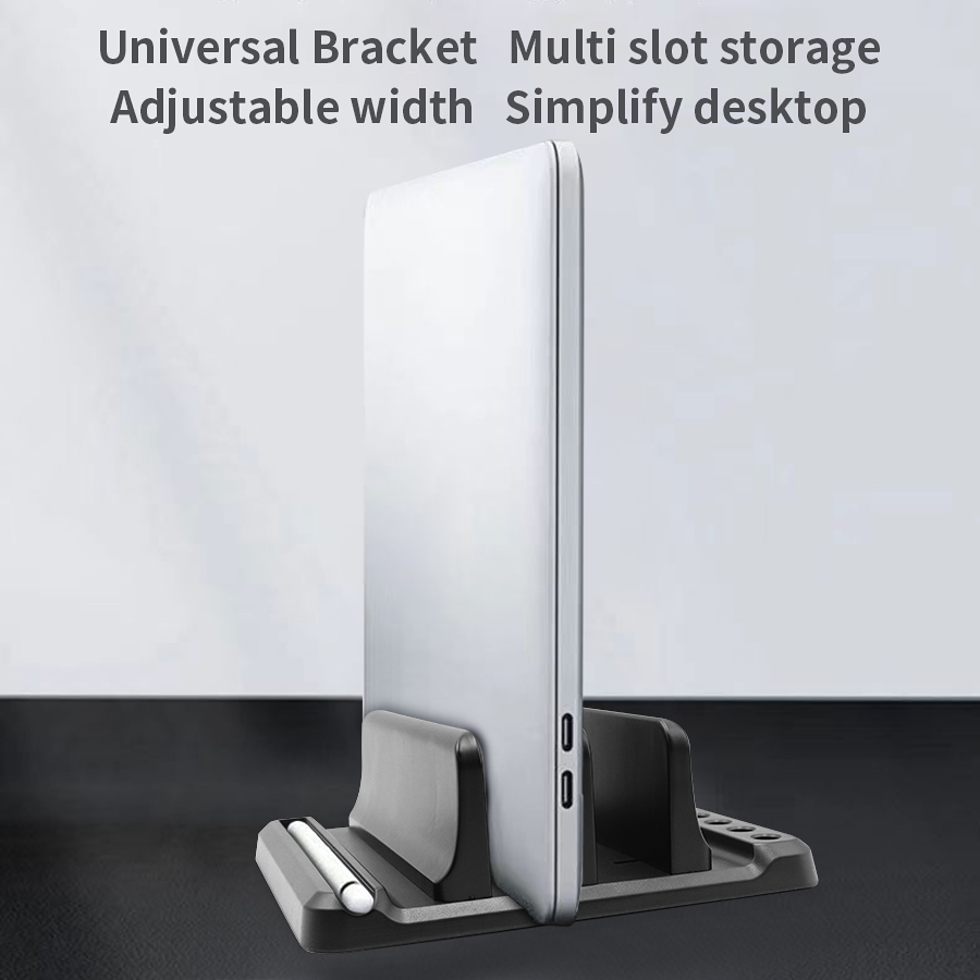 Vertical Laptop Stand Plastic  - Desk Setup Macbook review and price