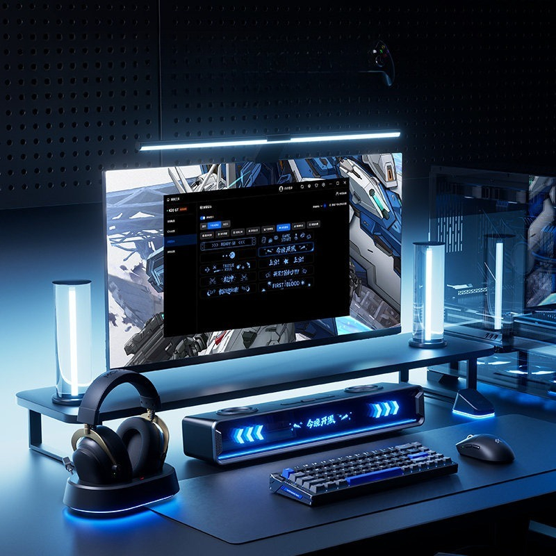 K20 GT Full Screen Subtitle Sp - Desk Setup With Speakers review and price