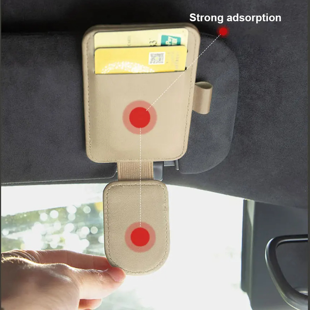 Multifunctional Pu Leather Car - Pen Cup Magnetic review and price