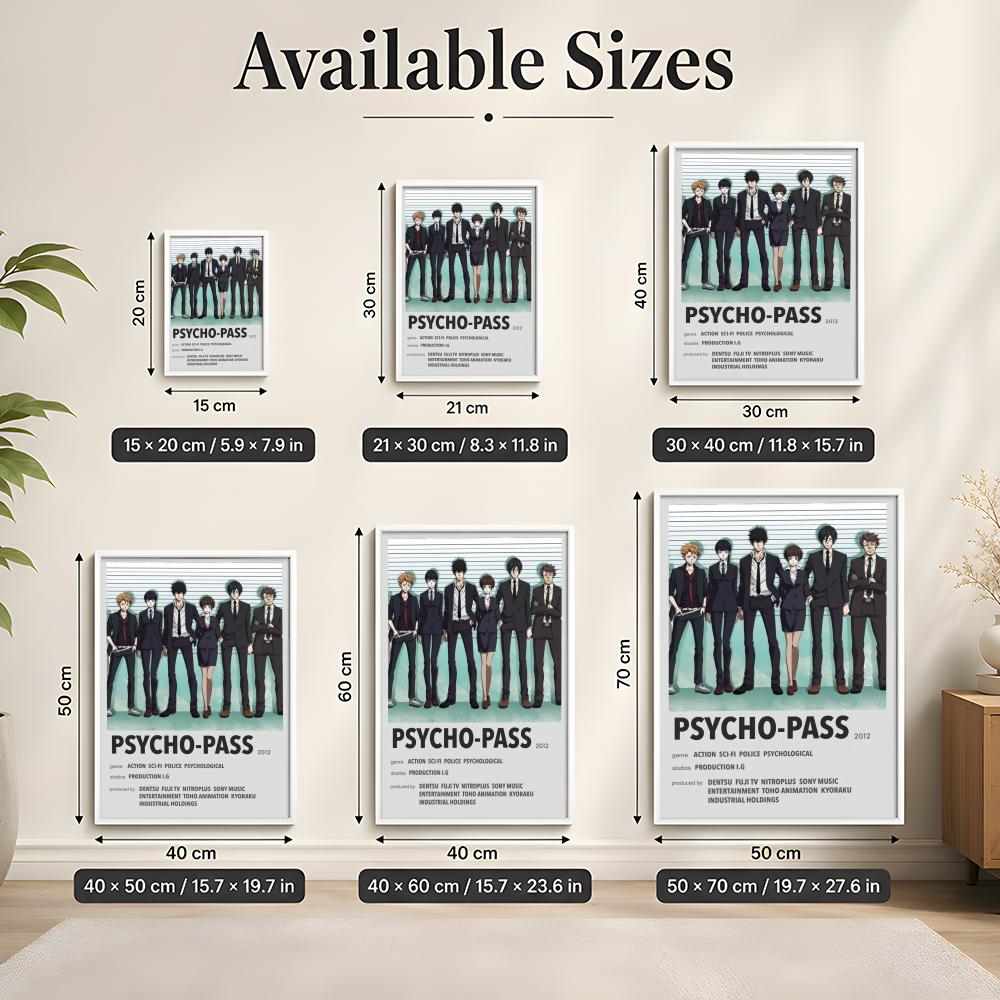 Animation P-Psycho-Pass Desk S - Desk Setup Poster review and price