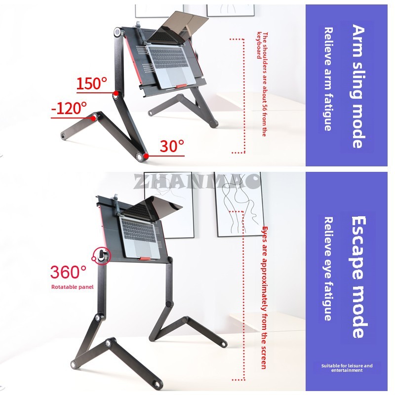 Lying Flat on The Bed, Laptop  - Desk Setup Pc review and price