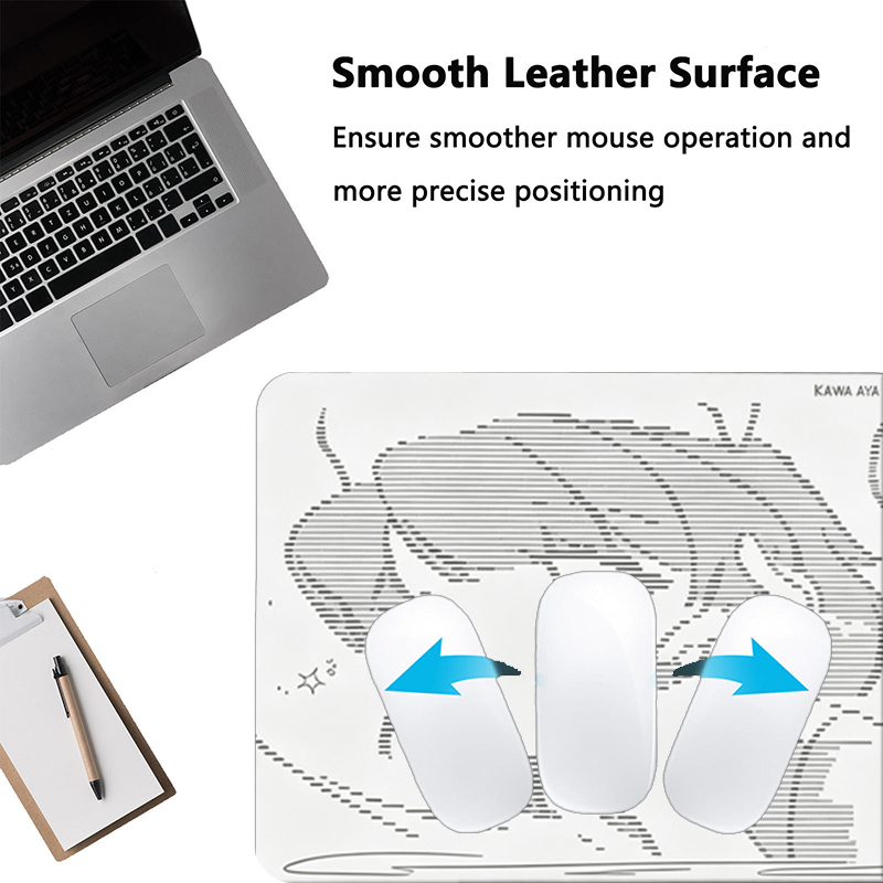 1Pcs Leather Mouse Pad Anime A - Desk Setup Kawaii review and price
