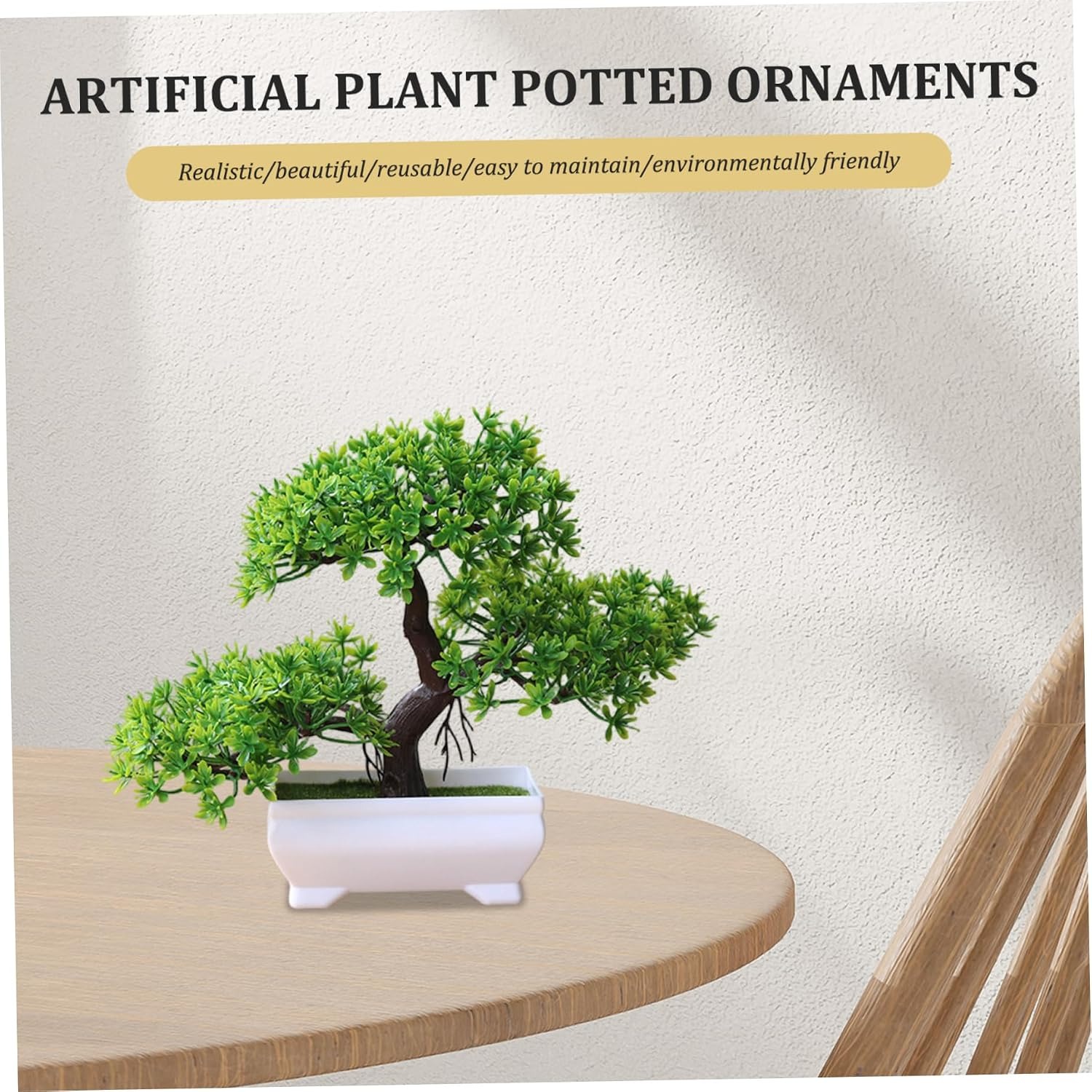 1/2Pcs Artificial Bonsai Tree  - Desk Setup Plant review and price